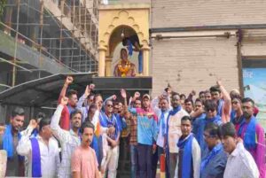 Burning of Manusmriti on behalf of Nandurbar Bhim Army